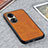 Soft Luxury Leather Snap On Case Cover B08H for Huawei P50 Pro