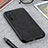 Soft Luxury Leather Snap On Case Cover B08H for Oppo A16s Black