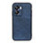 Soft Luxury Leather Snap On Case Cover B08H for Oppo A57 5G