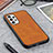 Soft Luxury Leather Snap On Case Cover B08H for Samsung Galaxy A23 4G Brown
