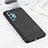 Soft Luxury Leather Snap On Case Cover B08H for Samsung Galaxy A32 4G Black