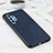 Soft Luxury Leather Snap On Case Cover B08H for Samsung Galaxy A32 4G Blue