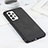 Soft Luxury Leather Snap On Case Cover B08H for Samsung Galaxy A52 4G Black