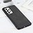 Soft Luxury Leather Snap On Case Cover B08H for Samsung Galaxy A52 5G Black