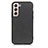 Soft Luxury Leather Snap On Case Cover B08H for Samsung Galaxy S21 FE 5G Black