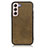 Soft Luxury Leather Snap On Case Cover B08H for Samsung Galaxy S21 FE 5G Green