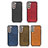 Soft Luxury Leather Snap On Case Cover B08H for Samsung Galaxy S22 Plus 5G