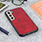 Soft Luxury Leather Snap On Case Cover B08H for Samsung Galaxy S22 Plus 5G