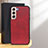 Soft Luxury Leather Snap On Case Cover B08H for Samsung Galaxy S24 5G