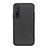 Soft Luxury Leather Snap On Case Cover B08H for Sony Xperia 1 V Black