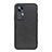 Soft Luxury Leather Snap On Case Cover B08H for Xiaomi Mi 12 5G Black