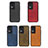 Soft Luxury Leather Snap On Case Cover B08H for Xiaomi Redmi K40S 5G