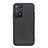 Soft Luxury Leather Snap On Case Cover B08H for Xiaomi Redmi Note 11 Pro 4G Black
