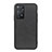 Soft Luxury Leather Snap On Case Cover B08H for Xiaomi Redmi Note 12 Pro 4G Black