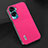 Soft Luxury Leather Snap On Case Cover BH2 for Huawei Honor 90 Lite 5G Hot Pink