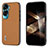 Soft Luxury Leather Snap On Case Cover BH3 for Huawei Honor 90 Lite 5G