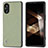 Soft Luxury Leather Snap On Case Cover BH3 for Sony Xperia 5 V Green