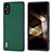 Soft Luxury Leather Snap On Case Cover BH5 for Sony Xperia 5 V Green