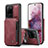 Soft Luxury Leather Snap On Case Cover C01S for Samsung Galaxy S20 Ultra 5G