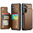 Soft Luxury Leather Snap On Case Cover C01S for Samsung Galaxy S24 5G