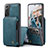 Soft Luxury Leather Snap On Case Cover C02S for Samsung Galaxy S22 5G