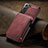 Soft Luxury Leather Snap On Case Cover C03S for Samsung Galaxy S21 5G