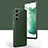 Soft Luxury Leather Snap On Case Cover C04 for Samsung Galaxy S21 FE 5G Green