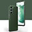 Soft Luxury Leather Snap On Case Cover C04 for Samsung Galaxy S22 5G Green