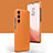 Soft Luxury Leather Snap On Case Cover C04 for Samsung Galaxy S22 5G Orange