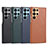 Soft Luxury Leather Snap On Case Cover C05 for Samsung Galaxy S23 Ultra 5G