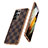 Soft Luxury Leather Snap On Case Cover C07 for Samsung Galaxy S21 Ultra 5G