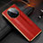 Soft Luxury Leather Snap On Case Cover DL1 for Huawei Mate 50 RS Red