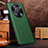 Soft Luxury Leather Snap On Case Cover DL1 for Huawei Mate 60 Pro Green