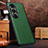 Soft Luxury Leather Snap On Case Cover DL1 for Huawei Nova 11 Green