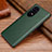 Soft Luxury Leather Snap On Case Cover DL1 for Huawei P50 Pro Green