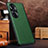 Soft Luxury Leather Snap On Case Cover DL1 for Oppo Reno10 Pro+ Plus 5G Green