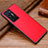 Soft Luxury Leather Snap On Case Cover DL1 for Vivo X70 Pro+ Plus 5G Red