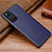 Soft Luxury Leather Snap On Case Cover DL1 for Xiaomi Poco M4 Pro 5G Blue
