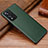 Soft Luxury Leather Snap On Case Cover DL1 for Xiaomi Poco X4 NFC Green