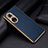 Soft Luxury Leather Snap On Case Cover DL2 for Huawei Honor 50 5G Blue