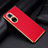 Soft Luxury Leather Snap On Case Cover DL2 for Huawei Honor 50 5G Red