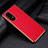 Soft Luxury Leather Snap On Case Cover DL2 for Huawei P50 Pro Red