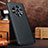 Soft Luxury Leather Snap On Case Cover DL3 for Huawei Honor Magic3 5G Black