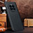 Soft Luxury Leather Snap On Case Cover DL3 for Huawei Mate 50E Black