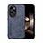 Soft Luxury Leather Snap On Case Cover DY1 for Huawei Honor 100 Pro 5G Blue