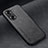 Soft Luxury Leather Snap On Case Cover DY1 for Huawei Honor 60 5G Black