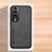 Soft Luxury Leather Snap On Case Cover DY1 for Huawei Honor 70 Pro 5G Black