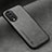 Soft Luxury Leather Snap On Case Cover DY1 for Huawei Honor 80 5G Gray