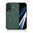 Soft Luxury Leather Snap On Case Cover DY1 for Huawei Honor 80 Pro Flat 5G Green