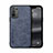 Soft Luxury Leather Snap On Case Cover DY1 for Oppo A95 5G Blue